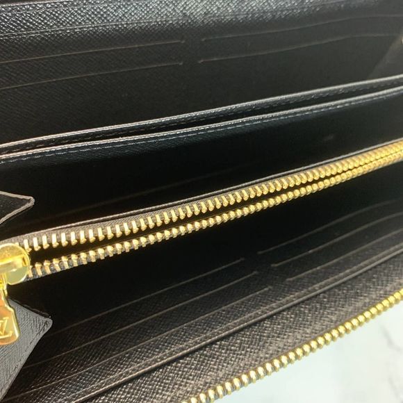 Louis Vuitton long Zippy Race Collection Wallet epi leather damier red/black LV - Picture 7 of 13